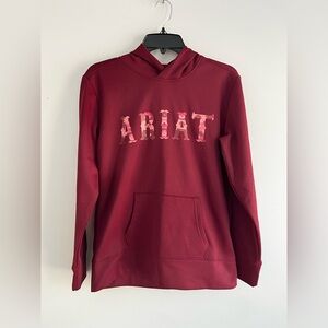 Ariat Tek Burgundy Aztec Hoodie